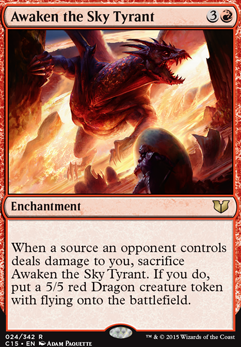 Awaken the Sky Tyrant feature for Enchanted