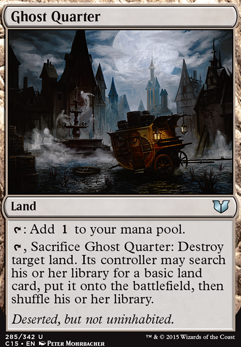 Ghost Quarter feature for Urza Centurion
