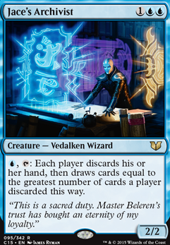 Jace's Archivist feature for grixis 13 anti card