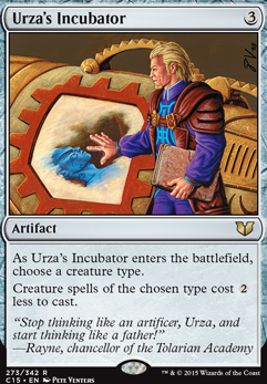 Urza's Incubator feature for 5 Color Dragons (Set Roulette Jan 2022)