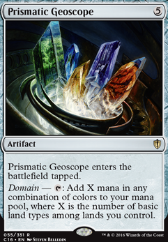 Prismatic Geoscope feature for Power Rangers EDH