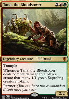 Tana, the Bloodsower feature for Buff Commander Deck (Cheap Combo)
