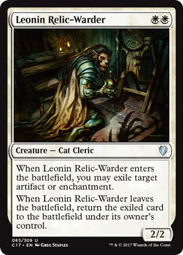 Featured card: Leonin Relic-Warder
