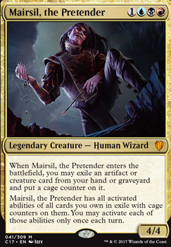 Mairsil, the Pretender feature for 3 color Grixis UBR Mairsil, the Pretender: Budget