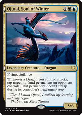 Ojutai, Soul of Winter feature for Angel/Dragon Command Commander