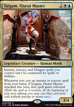 Taigam, Ojutai Master feature for Ward N Shield ( April Showers Event Deck)
