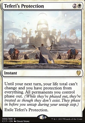 Teferi's Protection feature for Raining Blood