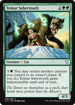 Featured card: Temur Sabertooth