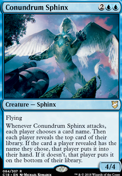 Featured card: Conundrum Sphinx