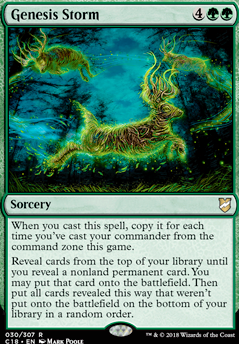 Genesis Storm feature for Commander Tribal