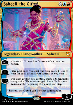 Saheeli, the Gifted feature for Not All Gifts Are Great