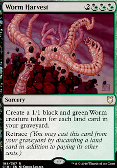 Worm Harvest feature for Jund Loam (Transform Sideboard)
