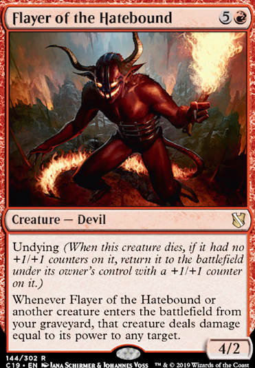 Flayer of the Hatebound feature for Manaless Dredge