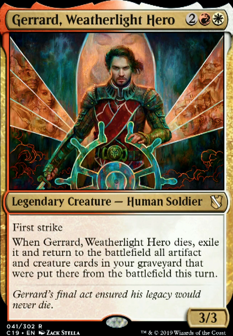 Commander: Gerrard, Weatherlight Hero