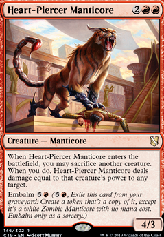 Featured card: Heart-Piercer Manticore