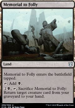 Featured card: Memorial to Folly