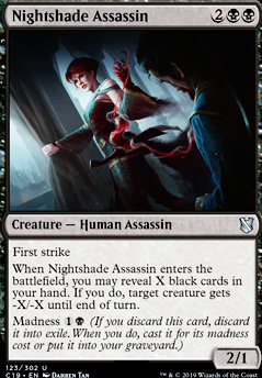 Nightshade Assassin feature for Wambo Combo