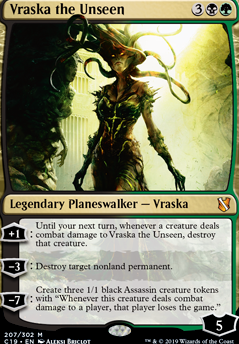 Vraska the Unseen feature for The Rock