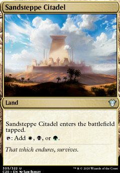 Sandsteppe Citadel feature for Super Budget Abzan Midrange