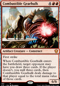 Combustible Gearhulk feature for Descent of the Creative Gearhulks
