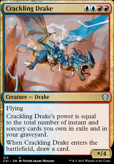 Crackling Drake feature for Izzet Counterburn