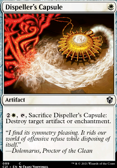 Featured card: Dispeller's Capsule