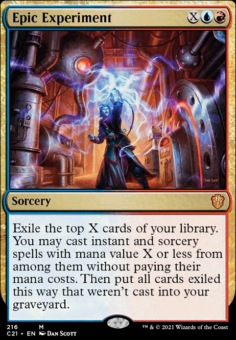 Epic Experiment feature for Weird Science (My creation, Izzet real?)