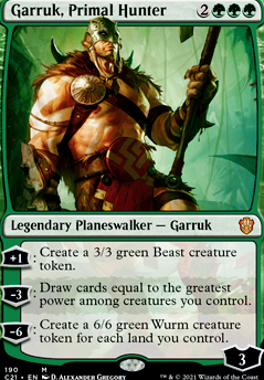 Garruk, Primal Hunter feature for Trick or Tree