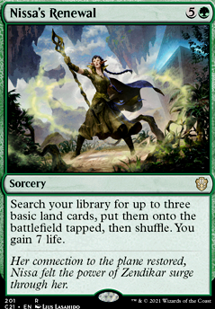 Nissa's Renewal feature for Abzan