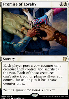 Promise of Loyalty feature for [Gluntch] Friendship is Magic (the Gathering)