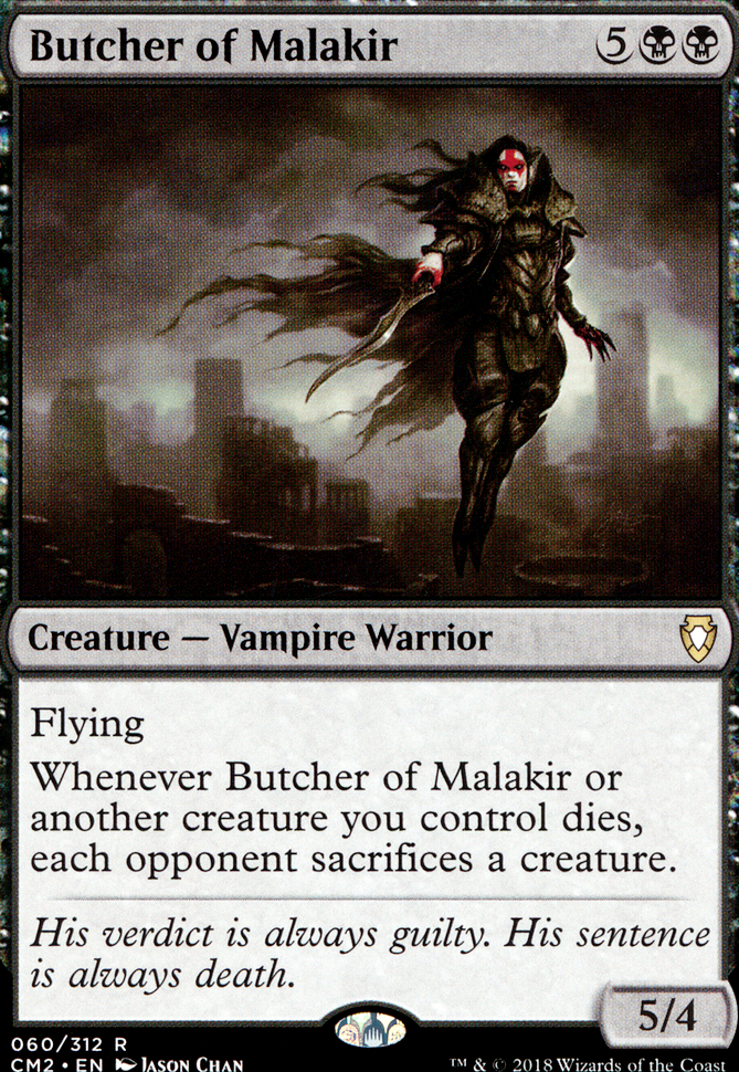 Butcher of Malakir feature for Upgrades to korvold brawl to make it edh legal