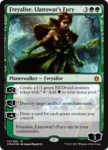 Featured card: Freyalise, Llanowar's Fury