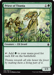 Featured card: Priest of Titania