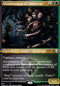 Abomination of Llanowar feature for Elfball Abomination