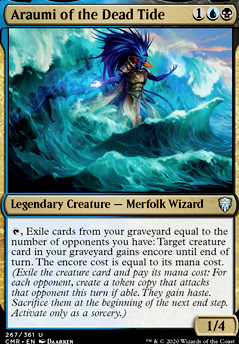 Araumi of the Dead Tide feature for Araumi of the Dead PDH/Budget EDH