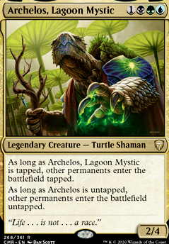 Archelos, Lagoon Mystic feature for Turtle EDH