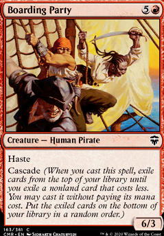 Boarding Party feature for Grixis Pirates Midrange Pauper 2023