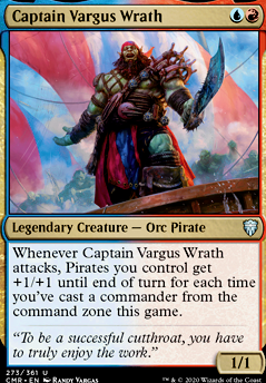 Captain Vargus Wrath feature for Izzet Aggro Pirates on a Budget