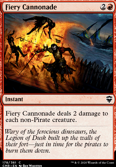 Fiery Cannonade feature for Rakdos Pirates Modern