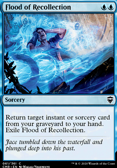 Flood of Recollection feature for Mono-Blue Five Color