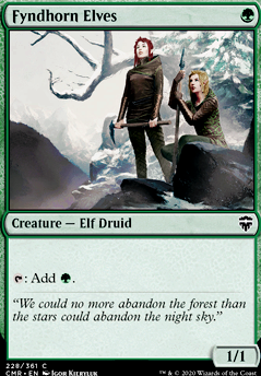 Fyndhorn Elves feature for Oops, All Mana