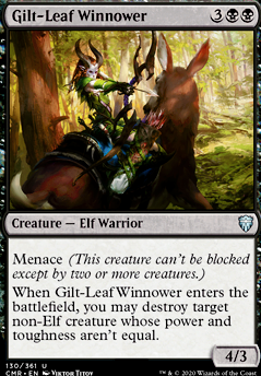 Gilt-Leaf Winnower feature for Sultai Elves (Midrange)