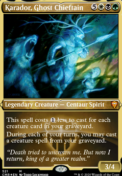 Karador, Ghost Chieftain feature for Budget Spirits Challenge
