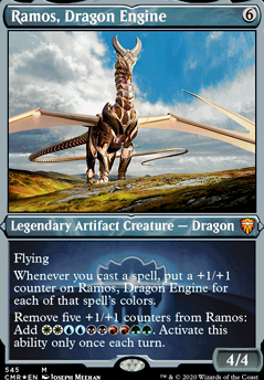 Ramos, Dragon Engine feature for EDH Ramp Pre-OTJ (At max cards in deck)