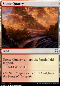 Stone Quarry feature for arm for battle cmdr altered