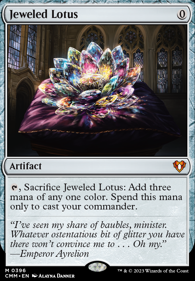 Jeweled Lotus feature for Urabrask, But It's Just Combos
