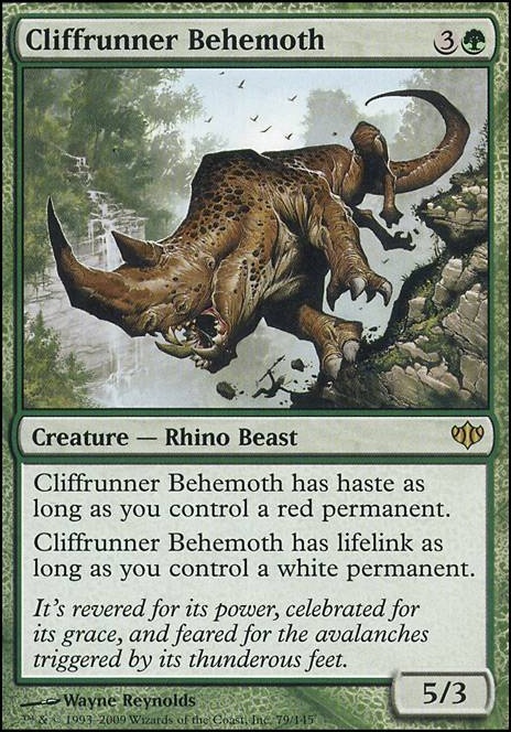 Featured card: Cliffrunner Behemoth