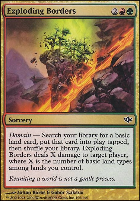 Featured card: Exploding Borders