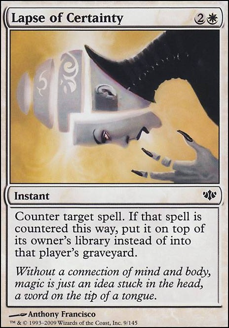 Featured card: Lapse of Certainty