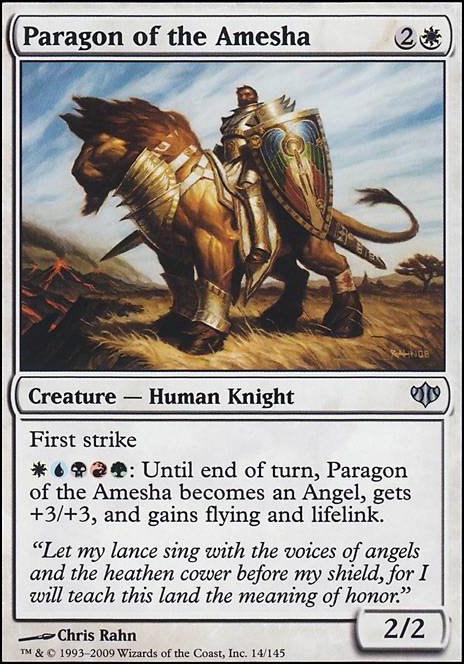 Paragon of the Amesha feature for Paragon of the Dragonsoul Initiative [PAUPER EDH]